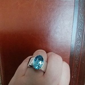 Touchstone crystal ring